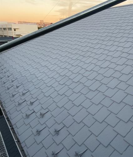 GAINAによる屋根塗装工事後の屋根