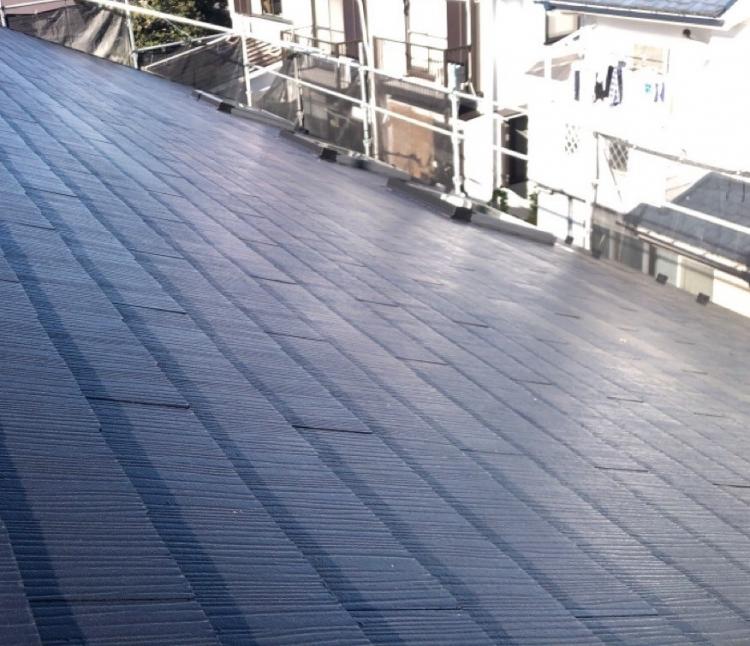 横浜市の屋根・外壁塗装工事完了後の屋根